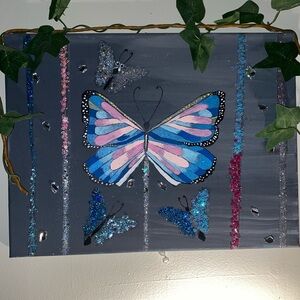 Colorful Butterfly Canvas Art